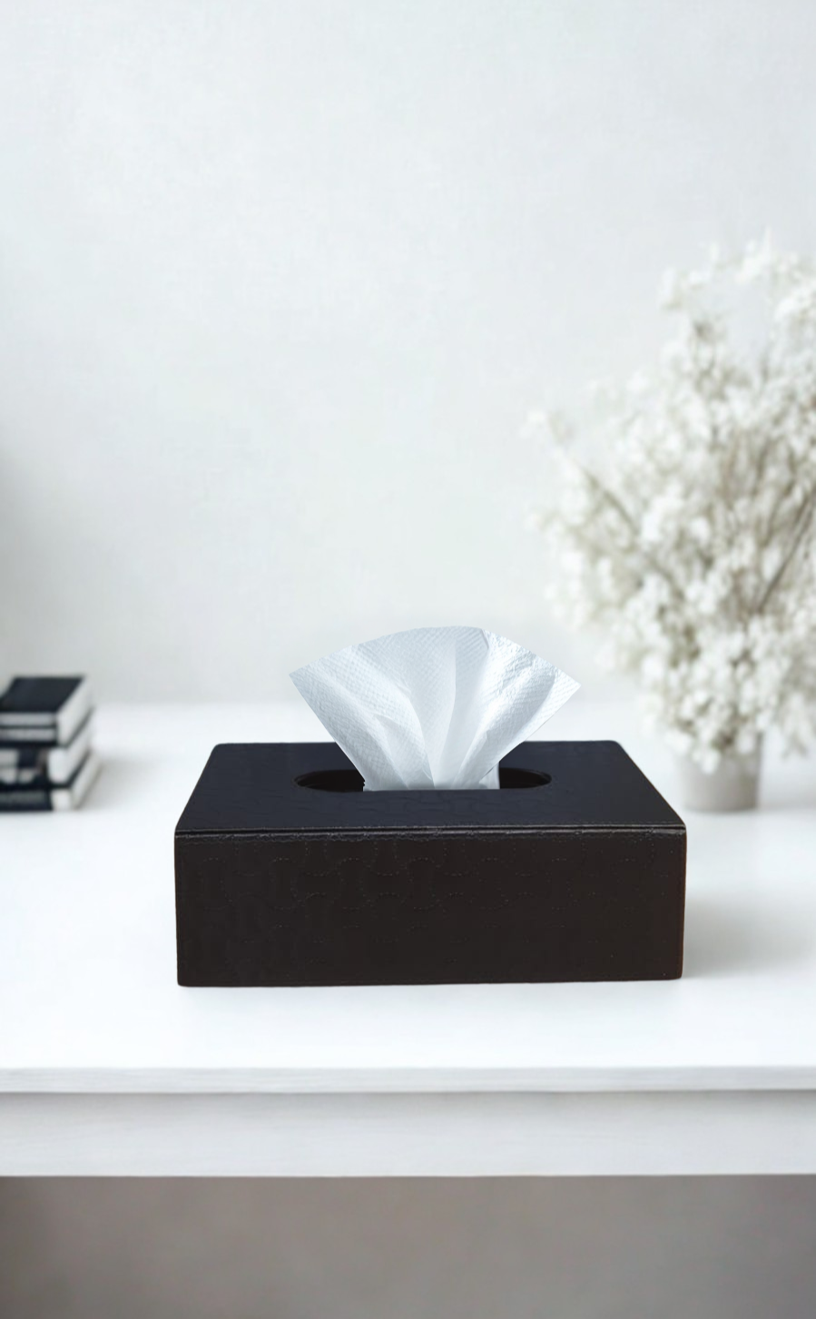 Balmoral Tissue Box - Black