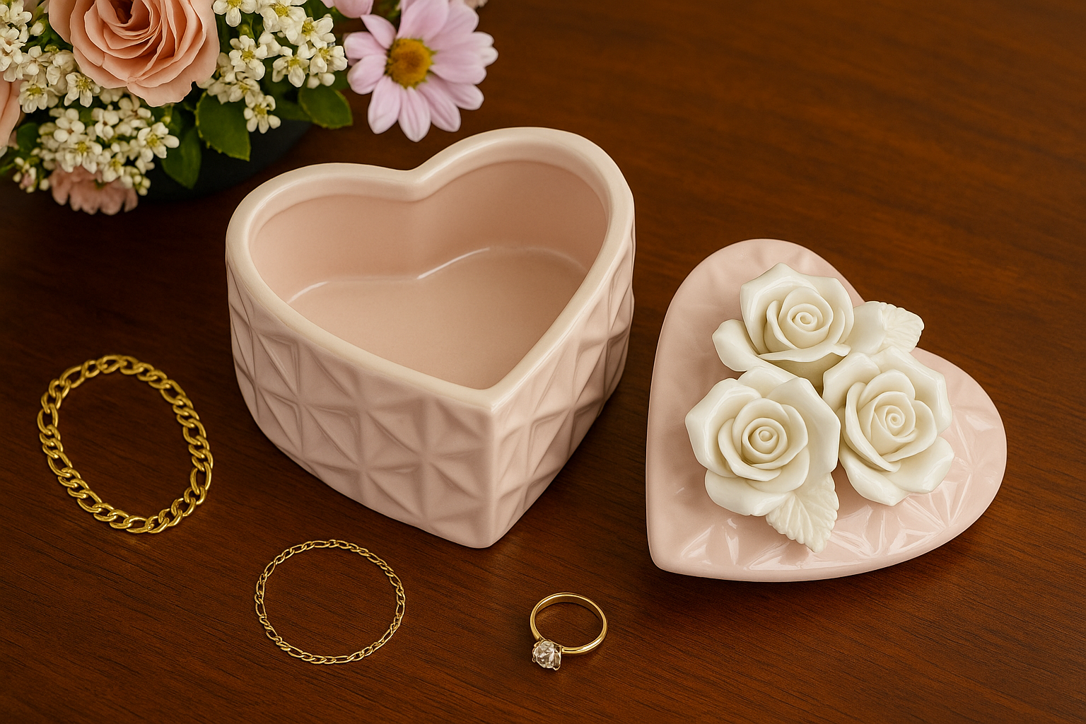 The Roselyn Trinket Keepsake Box