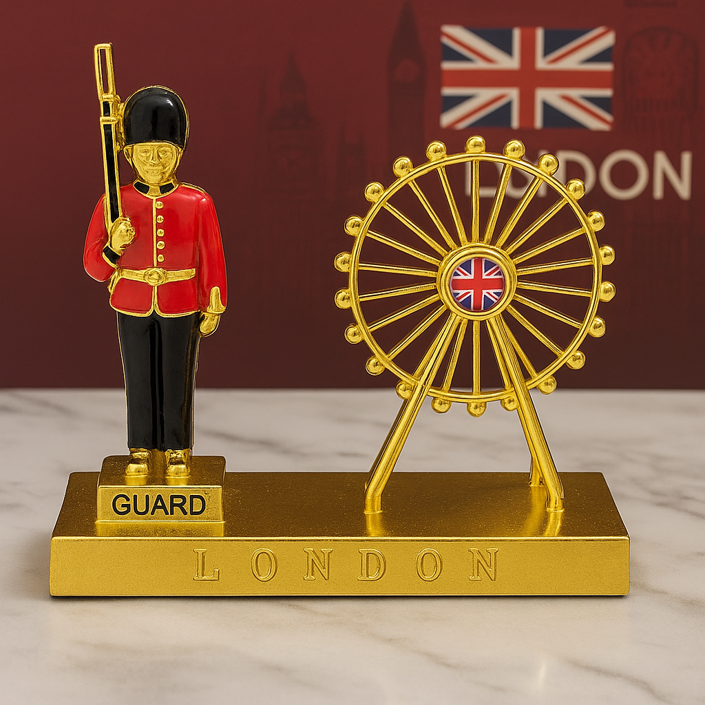 Royal Guard & London Eye Collectible - Gold