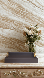 Windsor Luxe Bar Leather Tray - Large