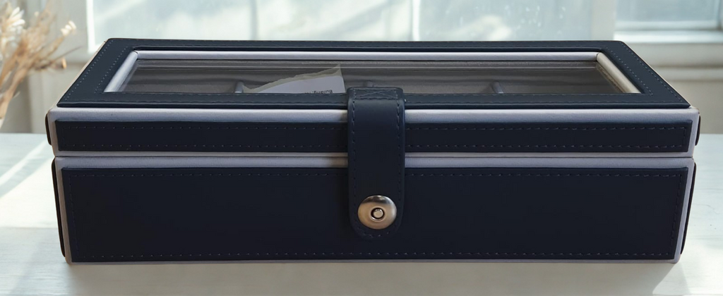 Knightsbridge Watch Box – Nautical Blue