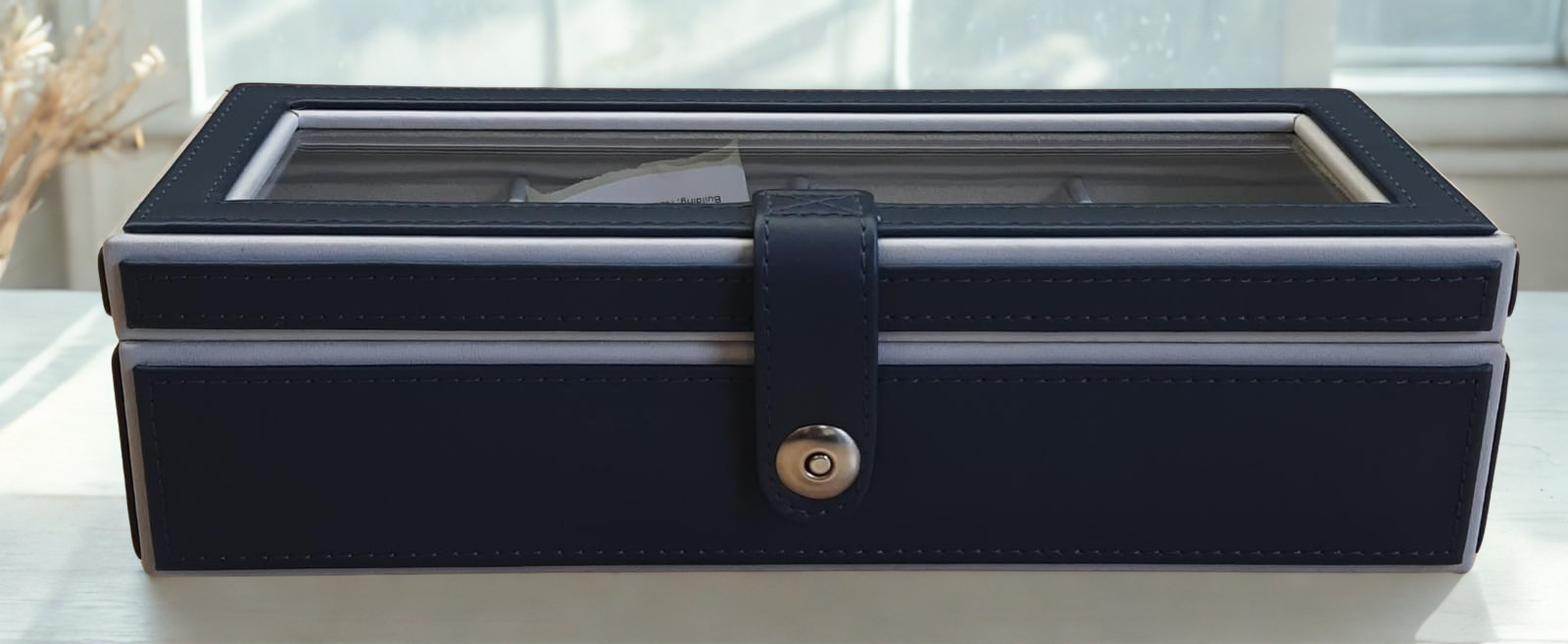 Knightsbridge Watch Box – Nautical Blue