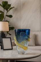 The Azure Waves Glass Vase