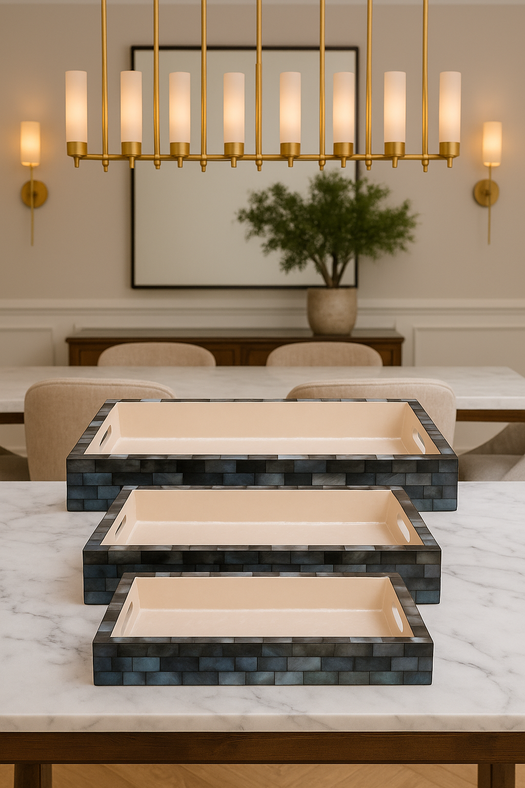 The Lumière Pearl Tray - Medium