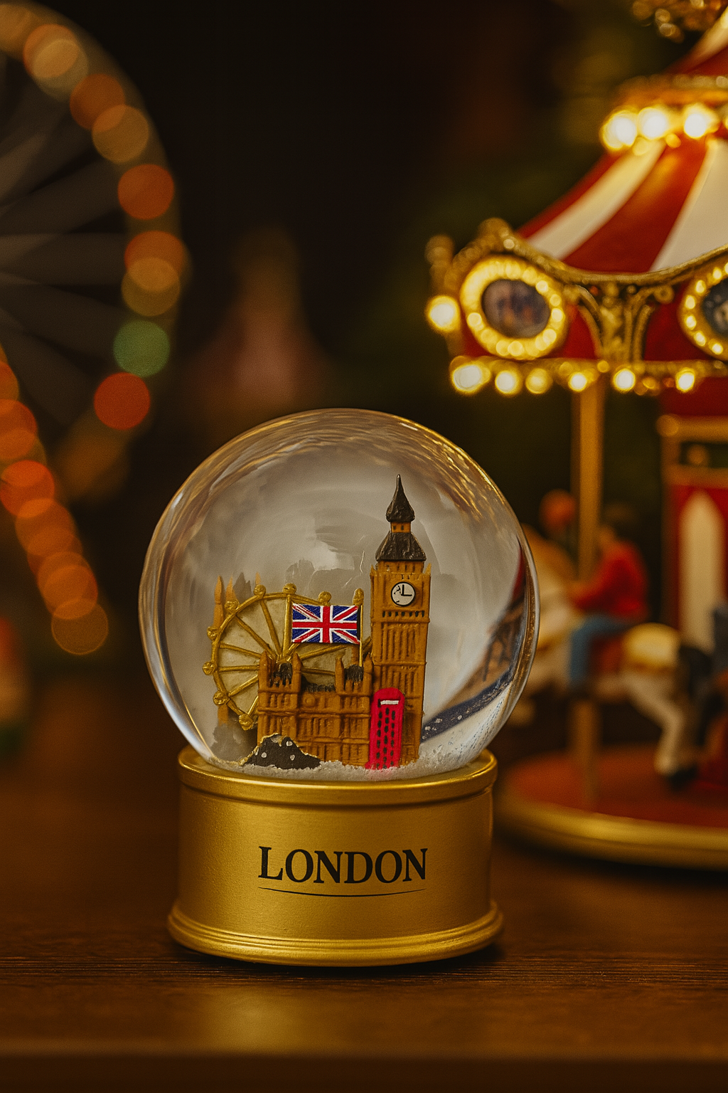 The London Skyline Snow Globe