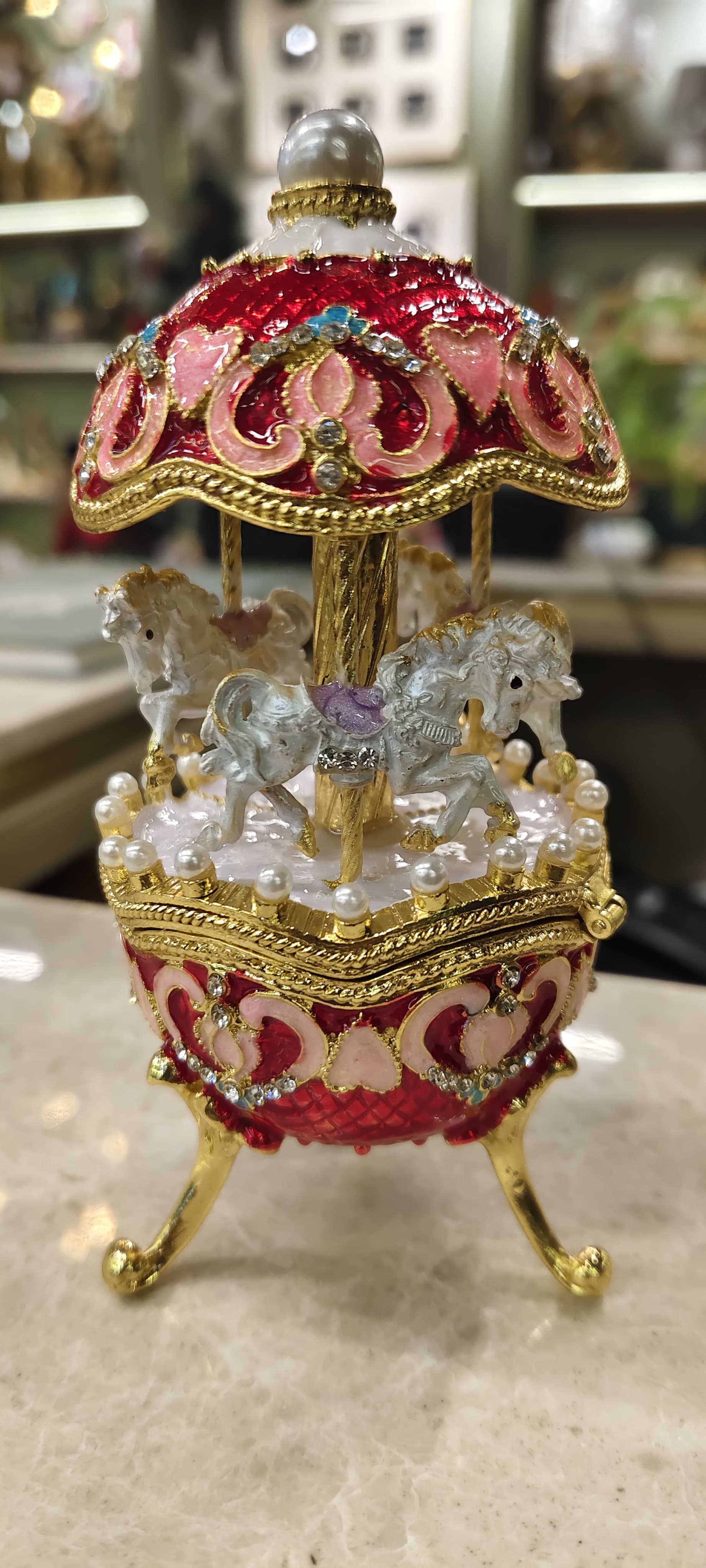 Grand Palais Carousel Trinket Box