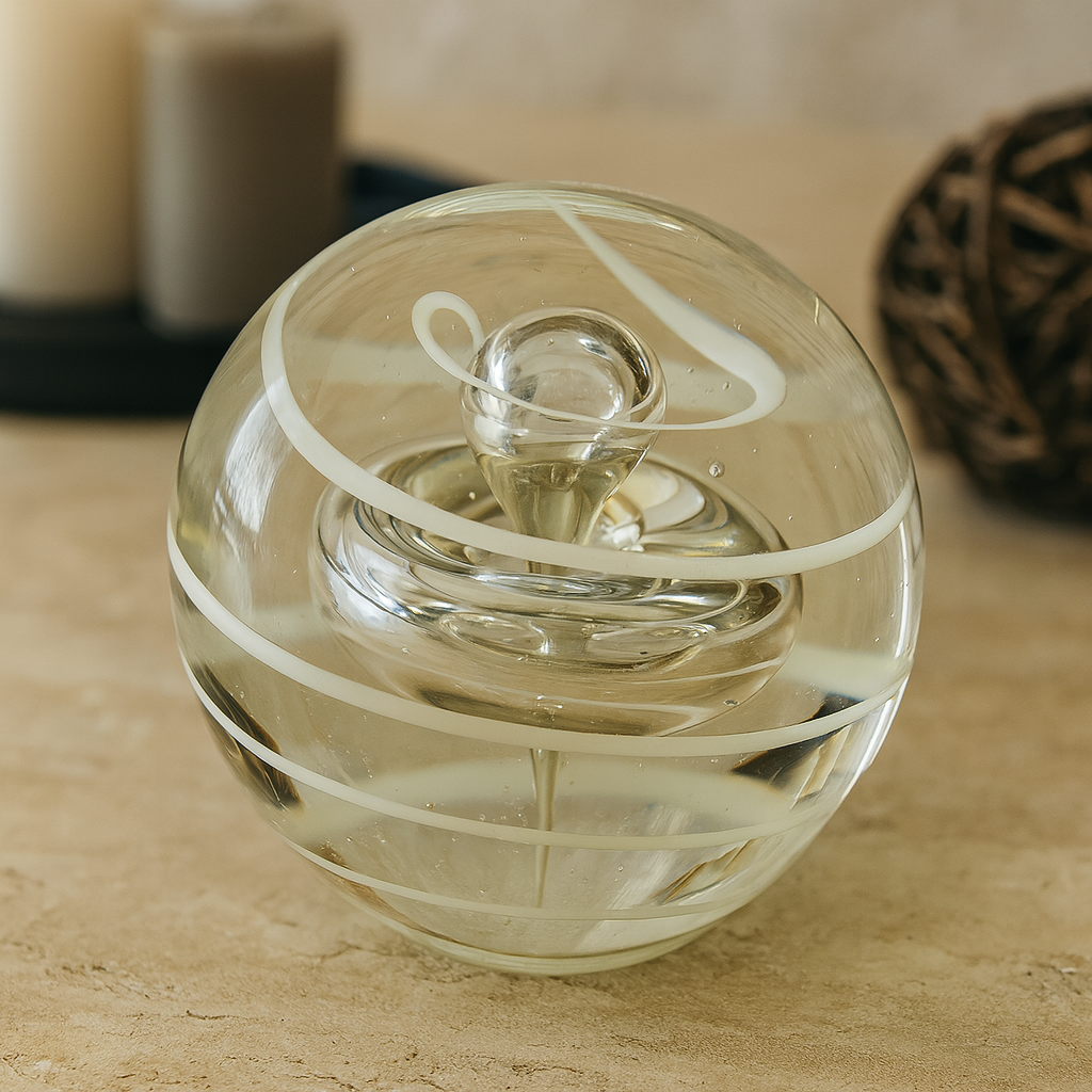 Swirl Crystal Décor Accent