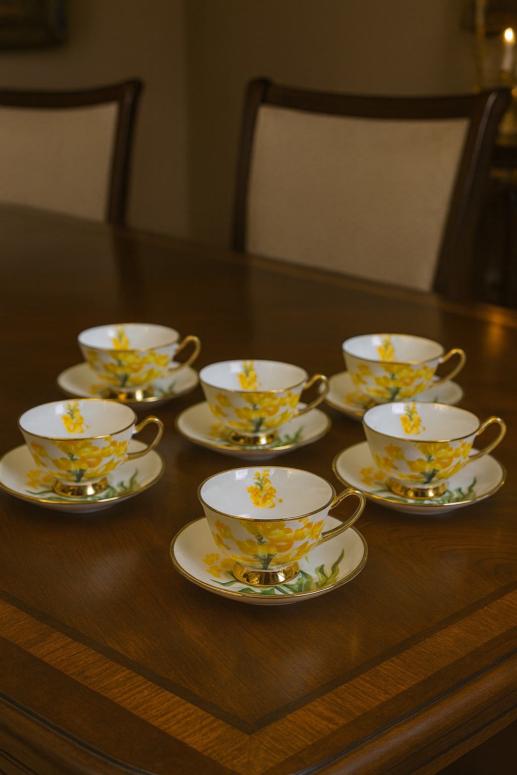 Golden Sunrise Cup Set