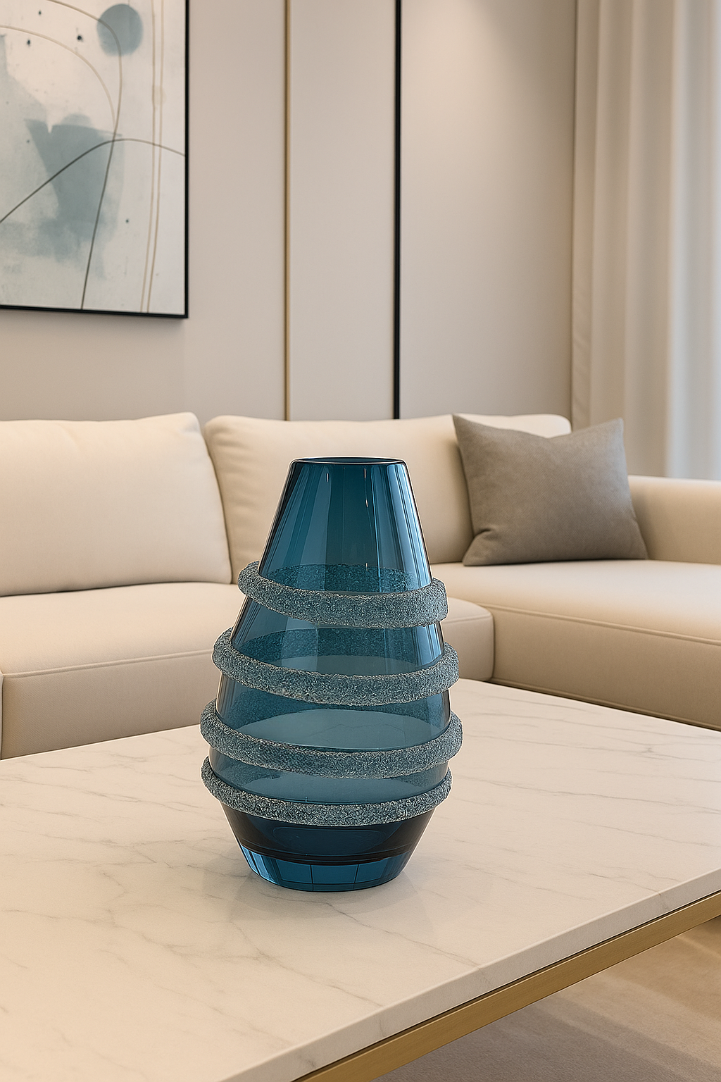 The Aurora Tide Glass Vase