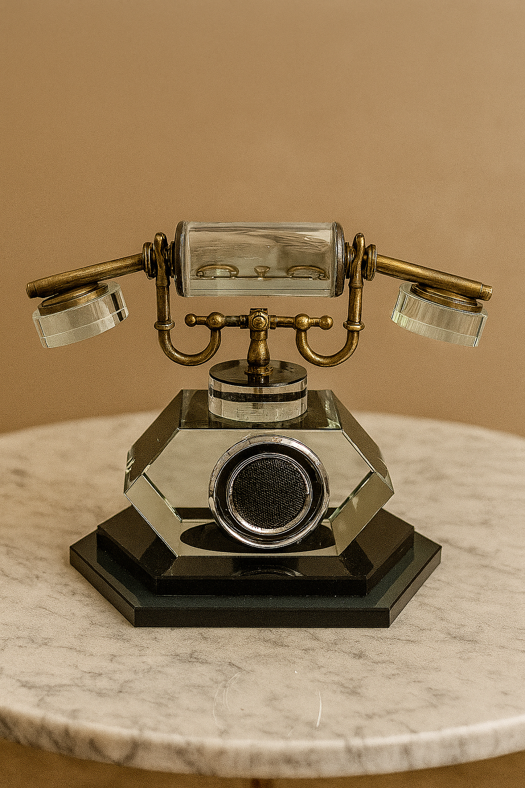 Gilded Era Crystal Telephone