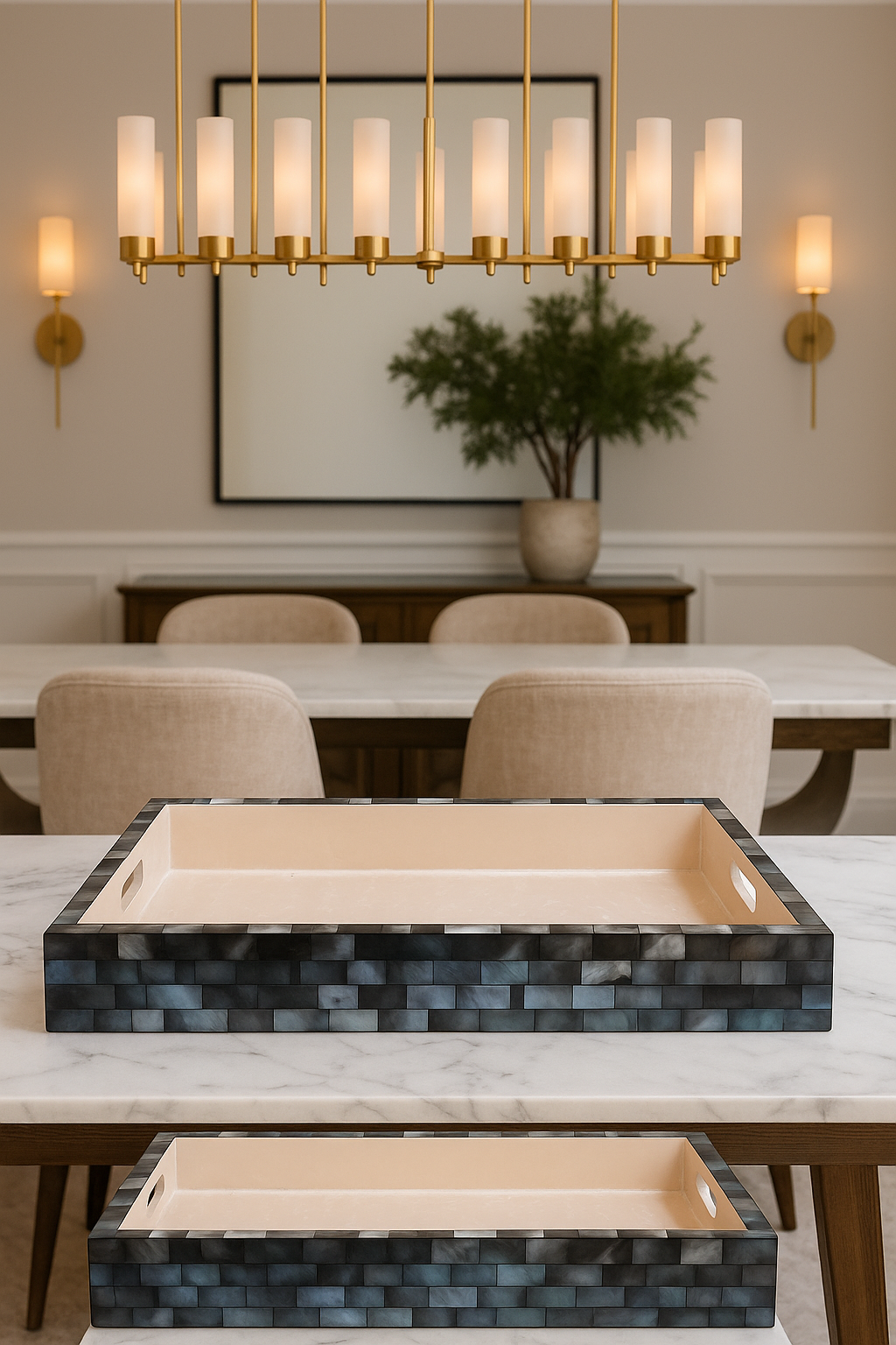 The Lumière Pearl Tray - Medium