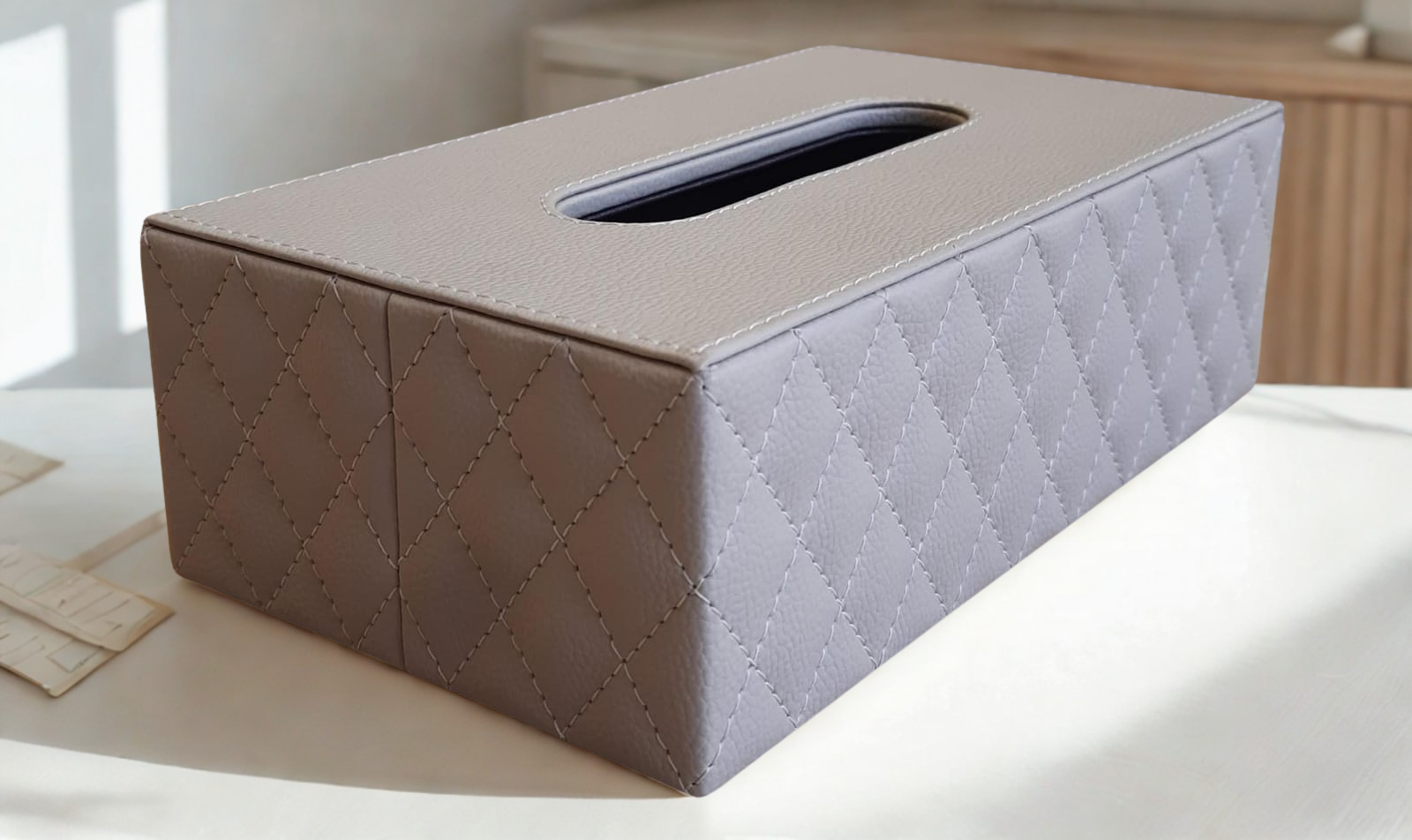 Belgravia Belle Quilted Tissue Box Cover