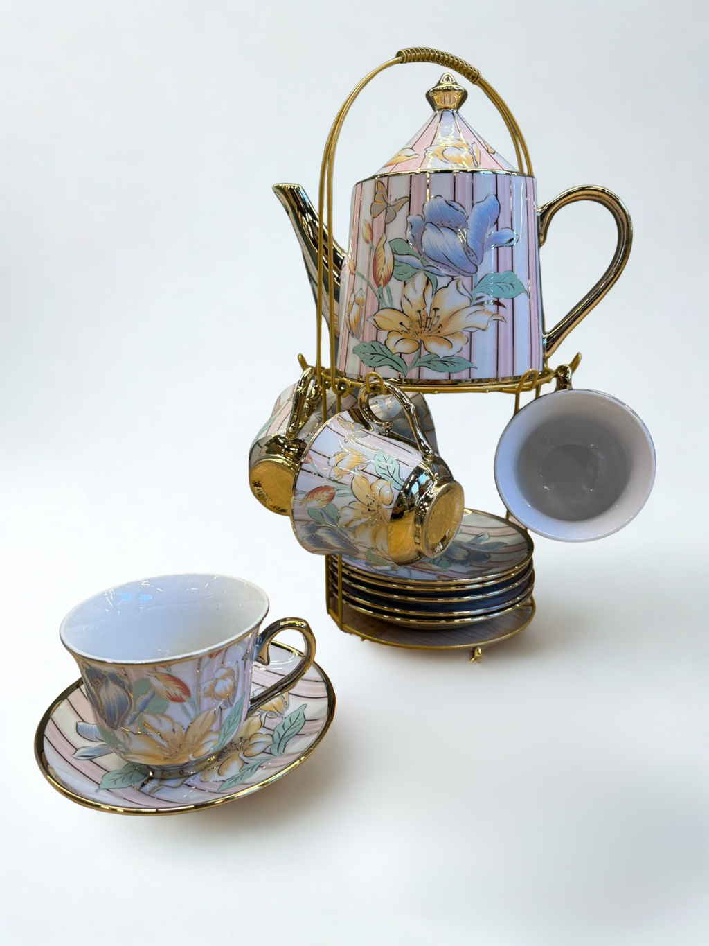 Palace Bloom Tea Set - Pink