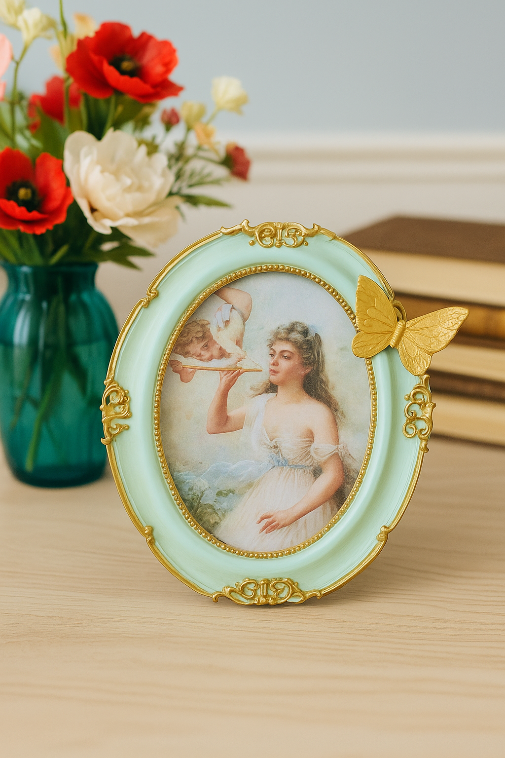 Butterfly Grace Vintage Frame (5 x 7)