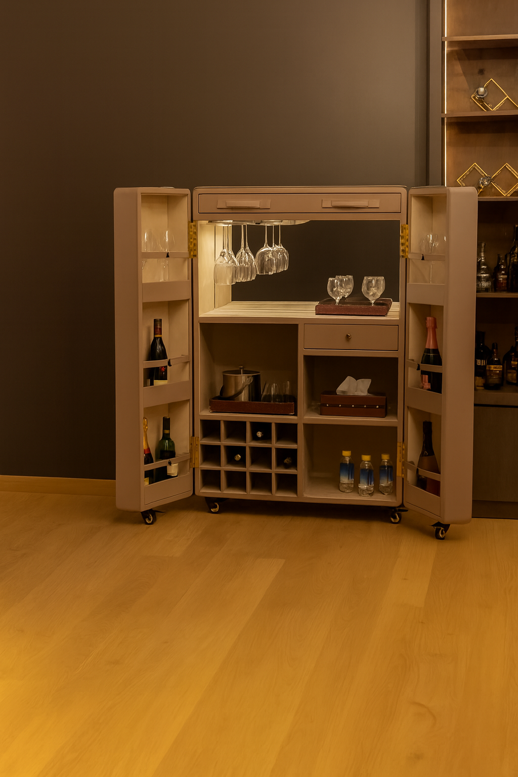 Belgravia Luxe Bar Cabinet