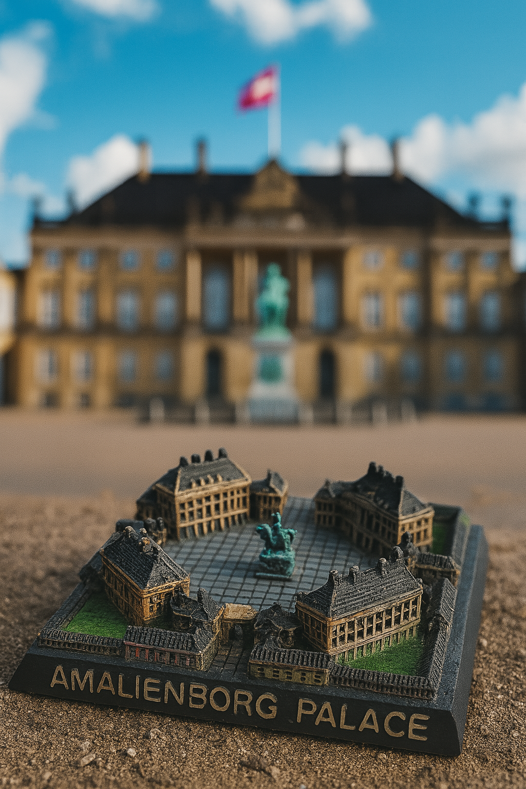 The Amalienborg Palace Square Copenhagen Miniature