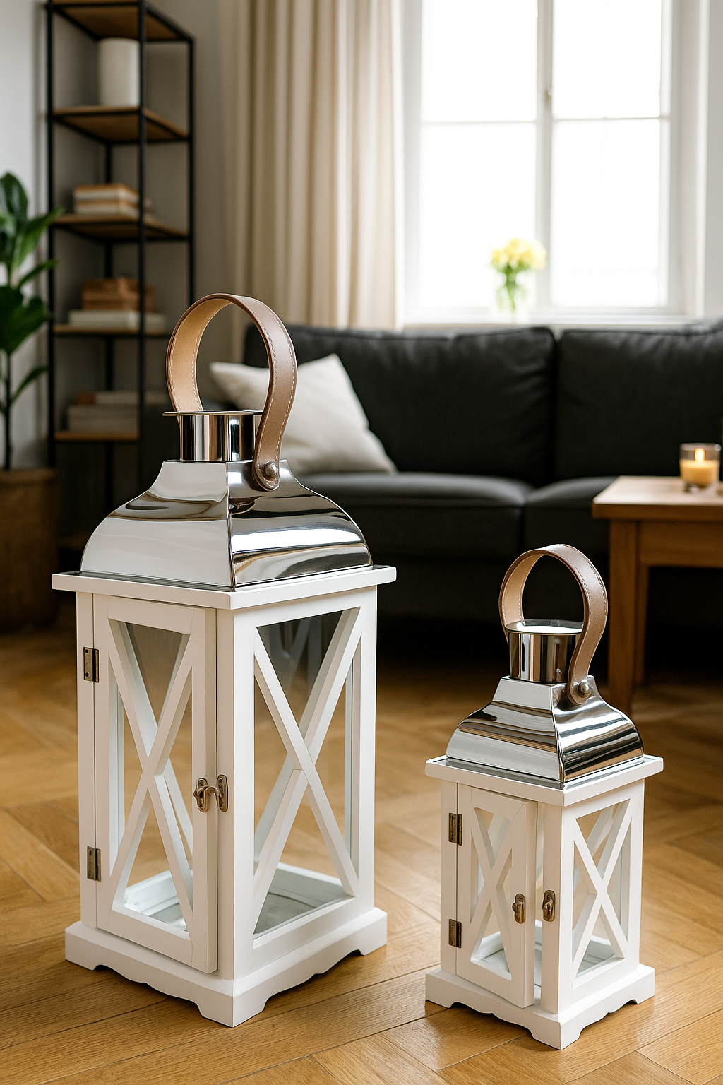 The Celeste Metallic Lantern – Small