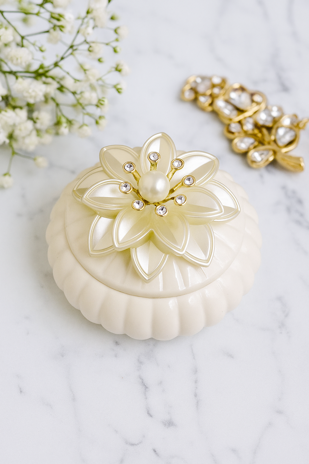 Blossom Lily Trinket Box