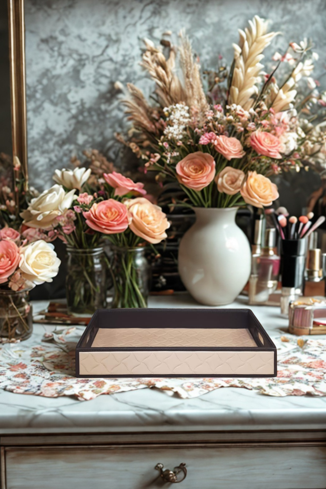 The Mayfair Quilted Tray