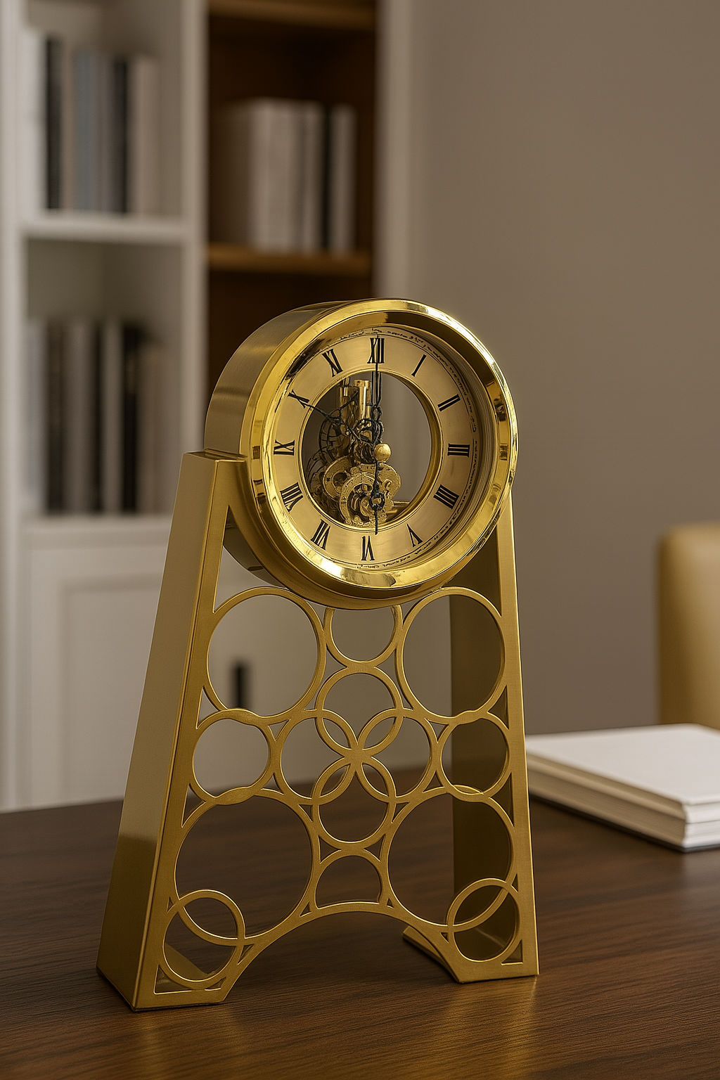 Golden Orbit Clock