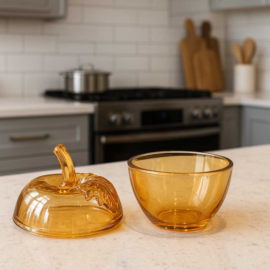The Amber Orchard Jar
