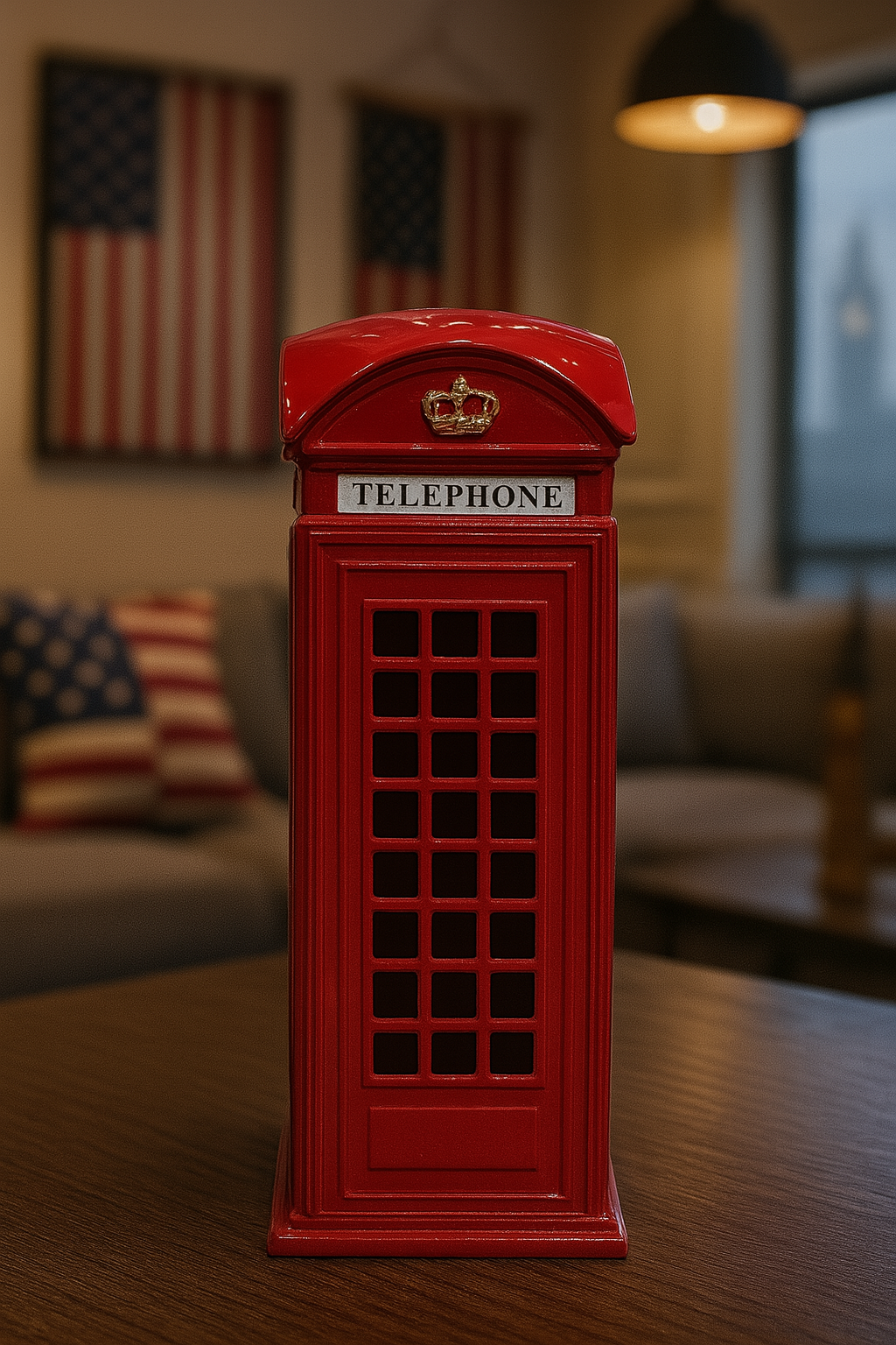 The London Telephone Booth Coin Bank