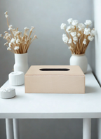 Balmoral Tissue Box — cream