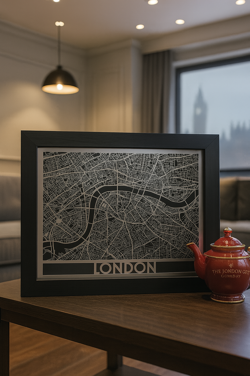 The London Silhouette Map