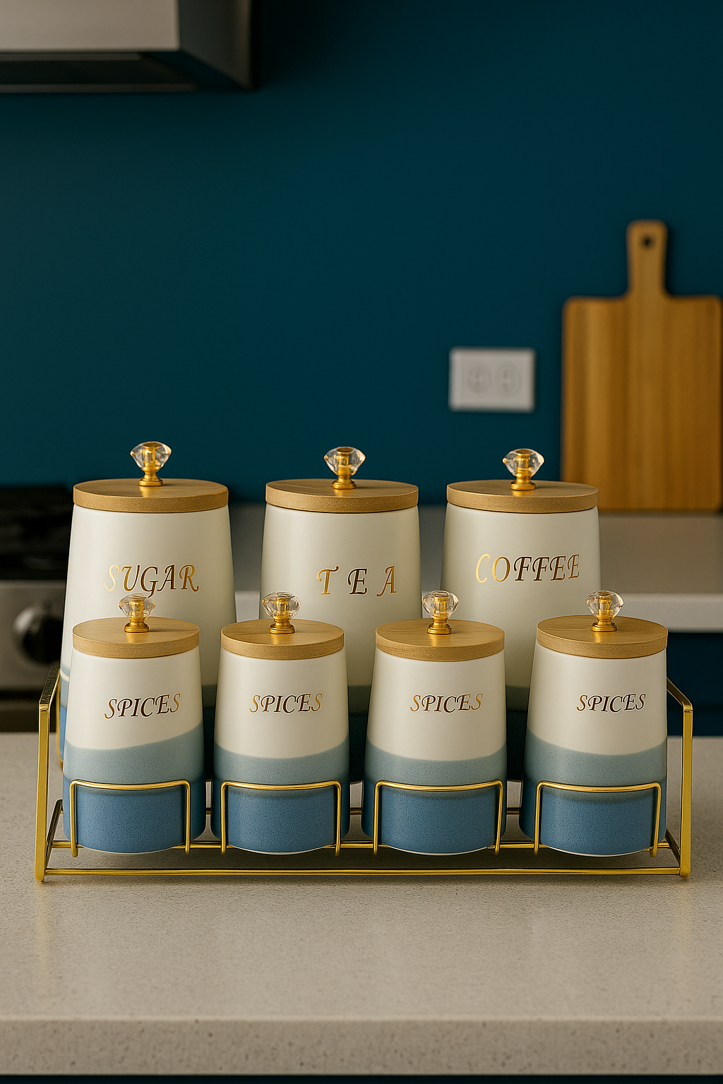 Royal Charm Kitchen Jar Set