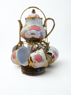 Golden Blossom Tea Set - Green