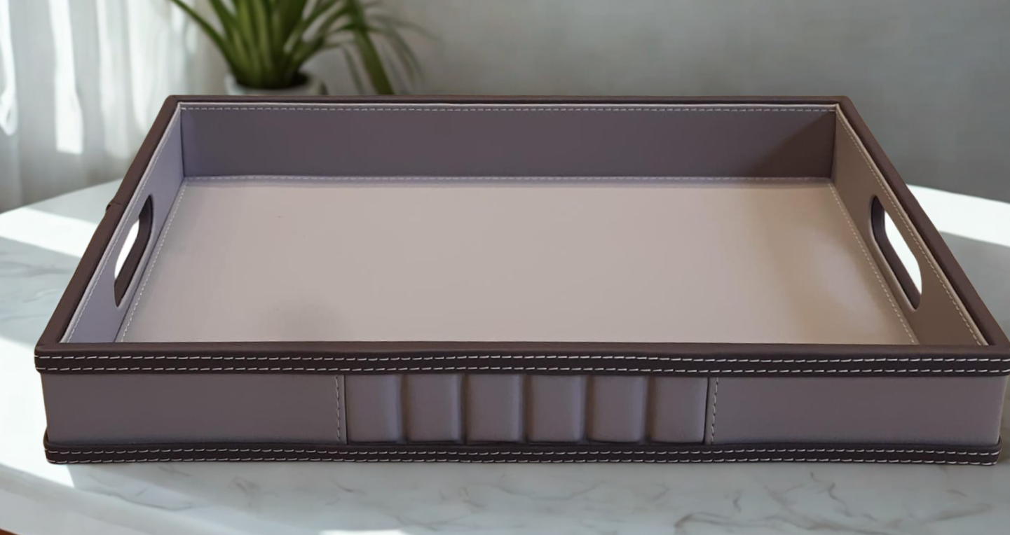 Primrose Luxe Leather Serving Tray - Large