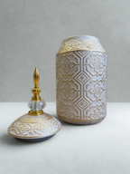 Golden Mirage Temple Jar – Medium