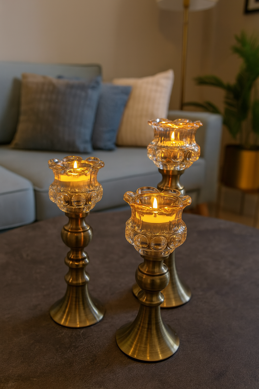 The Ashcroft Crown Candle Holder - Large