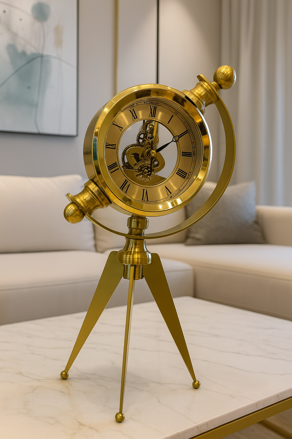 Golden Nexus Clock