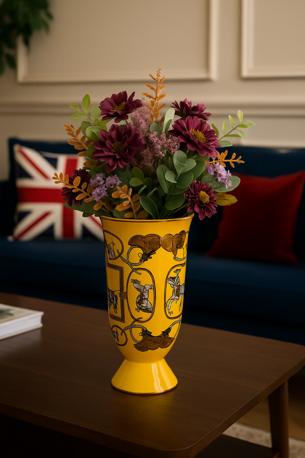 The Marigold Equestrian Vase