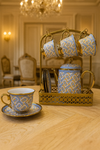 Royal Regalia Tea Set - Blue