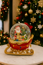 Santa’s Sleigh Snow Globe
