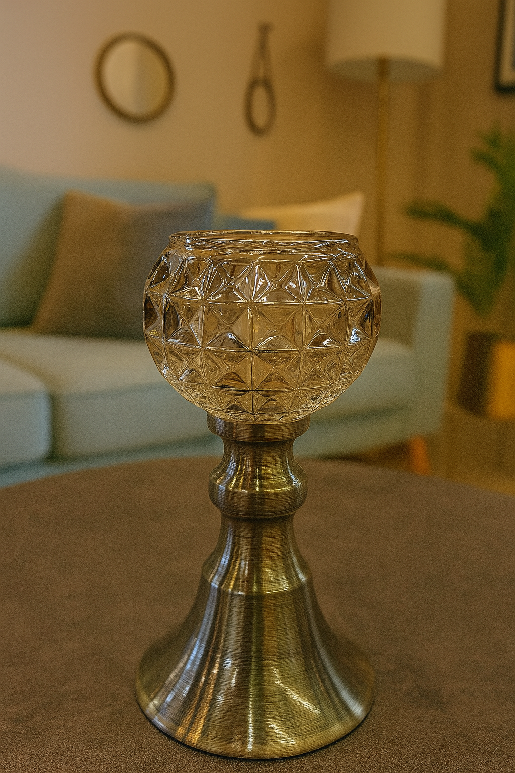 The Windsor Halo Candle Holder - Small
