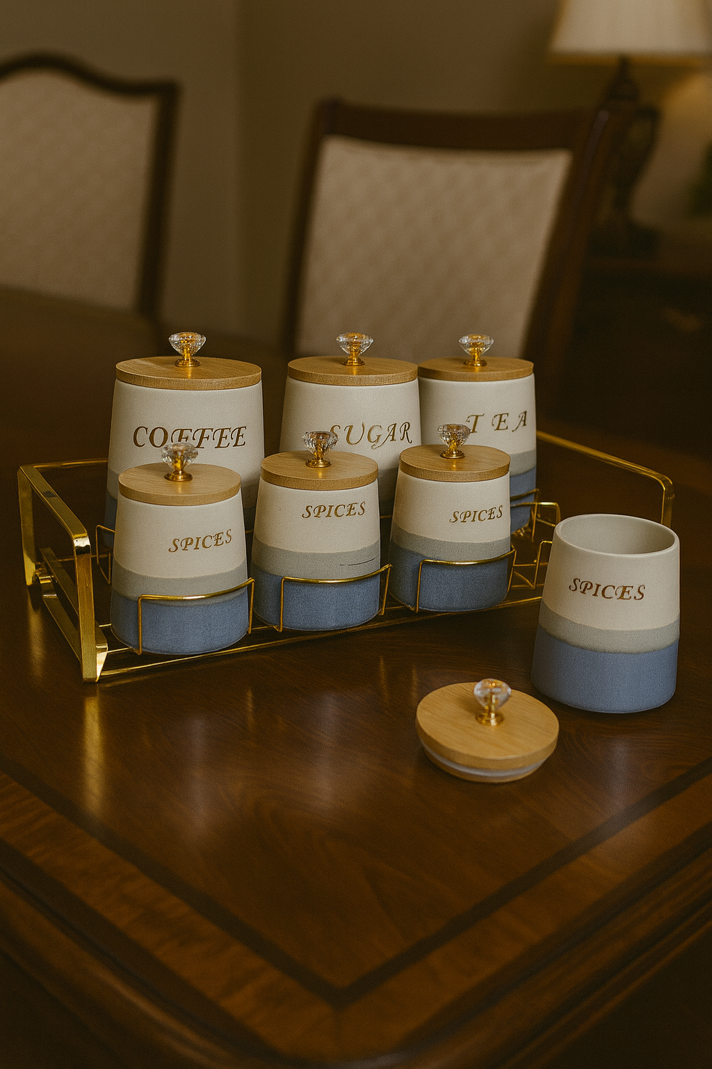 Royal Charm Kitchen Jar Set