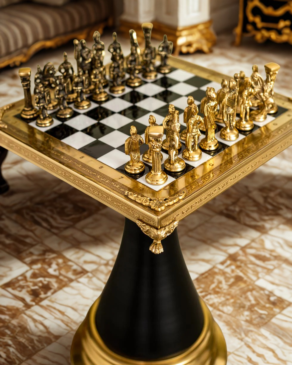 The Grandmaster's Throne Chess Table Set