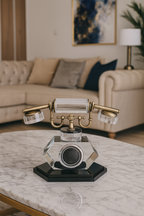 Gilded Era Crystal Telephone