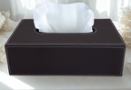 Balmoral Tissue Box — Espresso