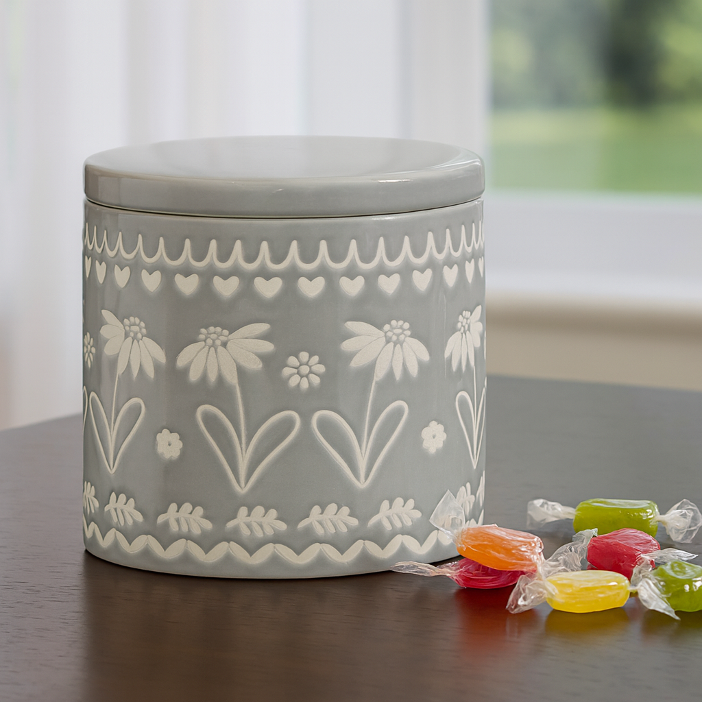 Cottage Meadow Storage Jar