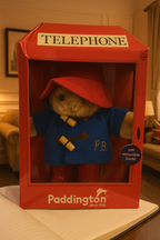 Paddington Bear in the Phone Booth