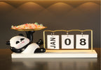 Happy Panda Calendar Showpiece