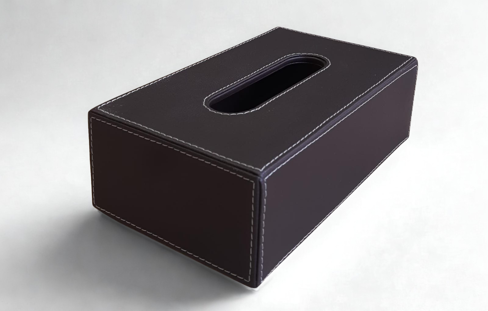 Balmoral Tissue Box — Espresso