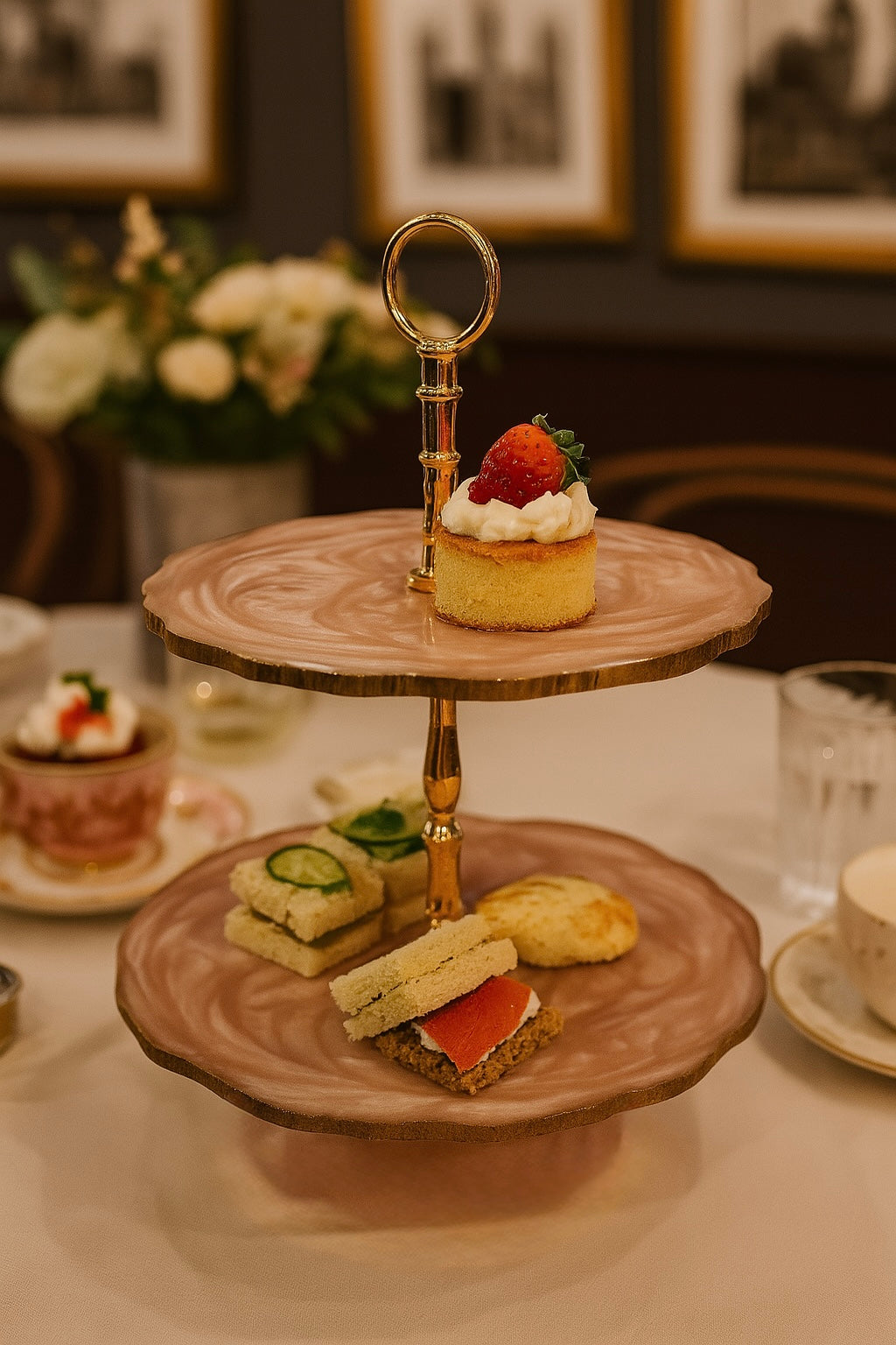 Rosé Reverie Dessert Stand