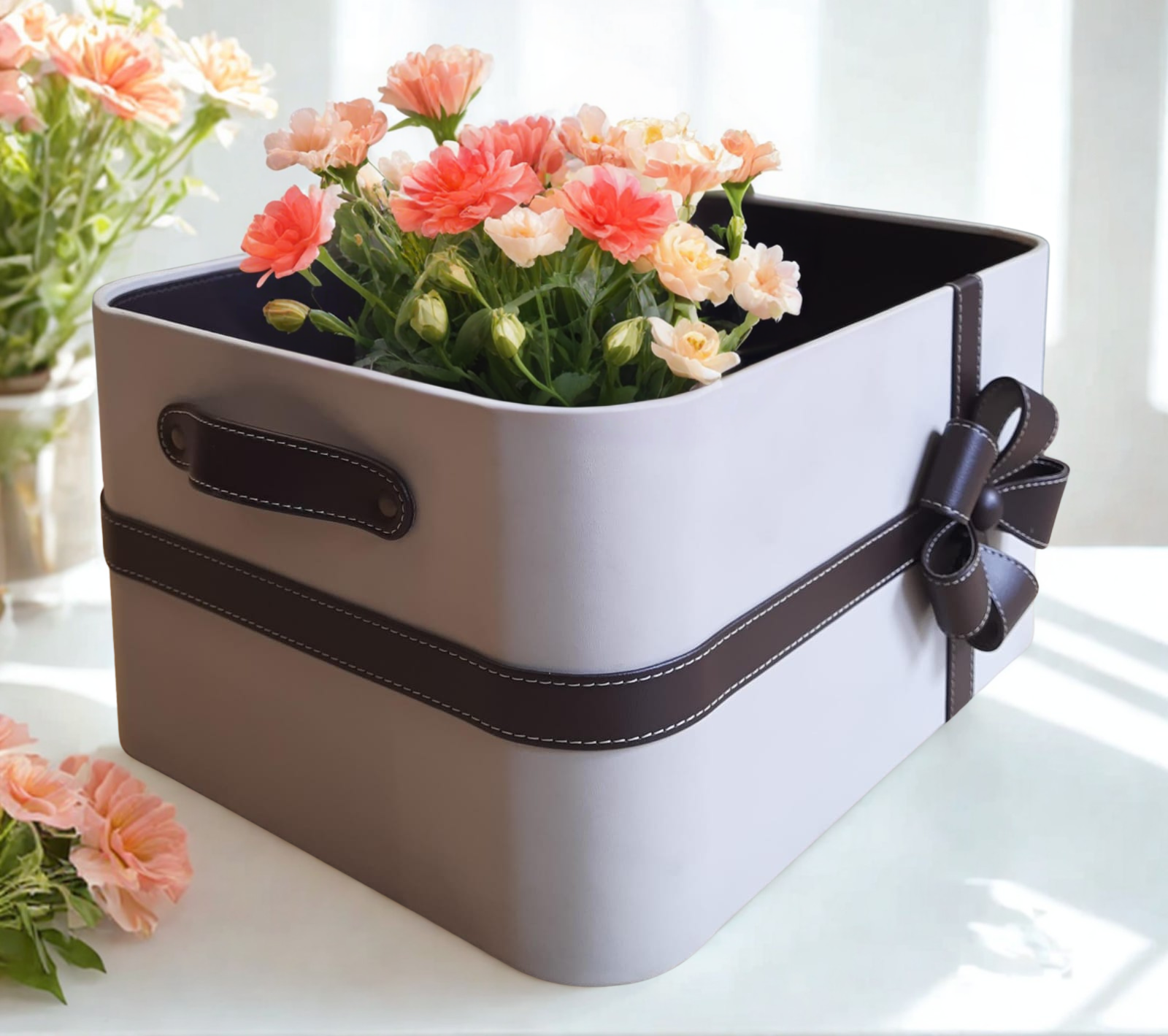 The Duchess Bow Accent Multi-Purpose Basket