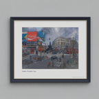 “London – Piccadilly Circus” Framed Wall Art