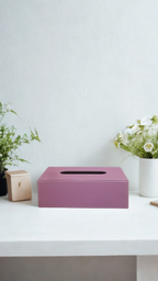 Balmoral Tissue Box — Light Pink